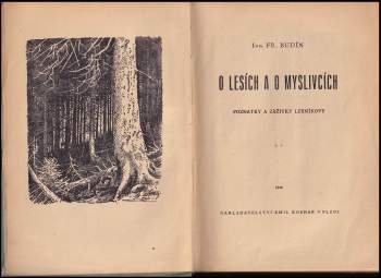 František Budín: O lesích a o myslivcích