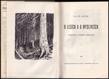 František Budín: O lesích a o myslivcích