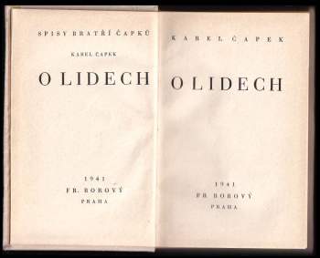 Karel Čapek: O lidech