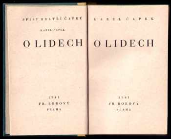 Karel Čapek: O lidech
