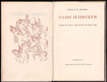Václav Škorpil: O lidu jezdeckém
