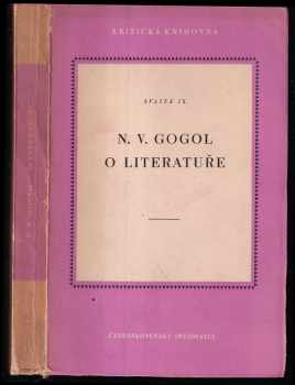 Nikolaj Vasil'jevič Gogol‘: O literatuře