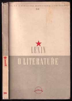 O literatuře - Vladimir Il'jič Lenin (1950, Svoboda) - ID: 164252