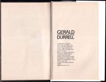 Gerald Malcolm Durrell: O mé rodině a jiné zvířeně