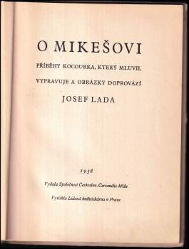 Josef Lada: O Mikešovi