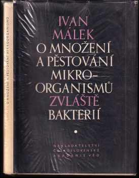 O množení a pěstování mikroorganismů, zvláště bakterií