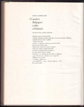 Ivan Olbracht: O mudrci Bidpajovi a jeho zvířátkách