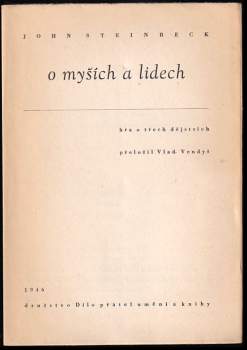John Steinbeck: O myších a lidech