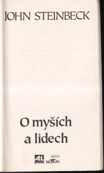John Steinbeck: O myších a lidech