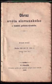 František Bronislav Kořínek: Obraz světa slovanského s hlediště politicko-národního
