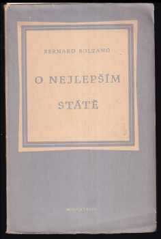 O nejlepším státě, neboli, Myšlenky kohosi, jenž lidstvo miloval, o nejúčelnějším zařízení společnosti občanské