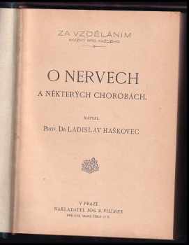 Ladislav Haškovec: O nervech a některých chorobách