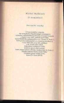 Michel Maffesoli: O nomádství