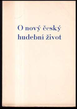 O nový český hudební život