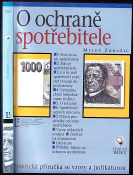 Miloš Zdražil: O ochraně spotřebitele