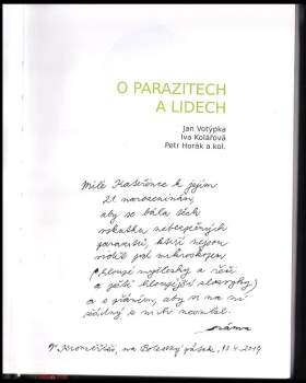 Jan Votýpka: O parazitech a lidech