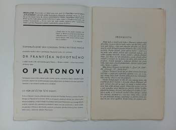 František Novotný: O Platonovi - sešitové vydání, sešity 1-35 CHYBÍ SEŠIT 18/19