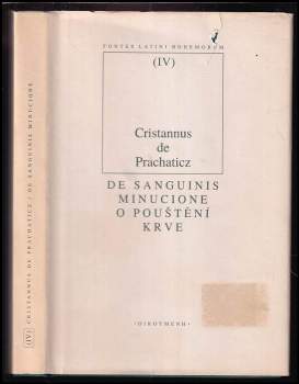 Křišťan z Prachatic: O pouštění krve