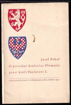 O povstání kralevice Přemysla proti králi Václavovi I