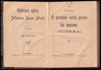 Jan Hus: O poznání cesty pravé ku spasení