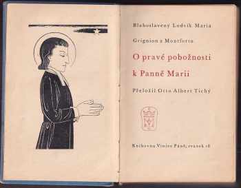 Louis-Marie Grignion de Montfort: O pravé pobožnosti k Panně Marii