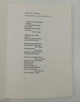 Jaroslav Seifert: O Praze