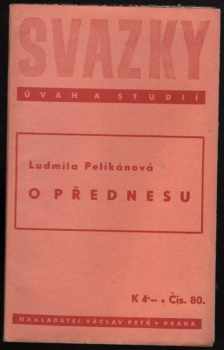 O přednesu