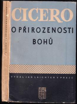 Marcus Tullius Cicero: O přirozenosti bohů