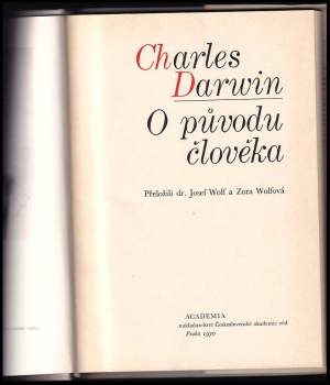 Charles Darwin: O původu člověka