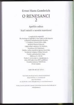 E. H Gombrich: O renesanci