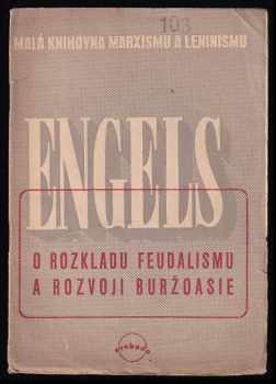O rozkladu feudalismu a rozvoji buržoasie