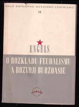O rozkladu feudalismu a rozvoji buržoasie