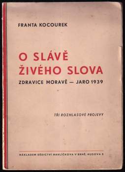 O slávě živého slova