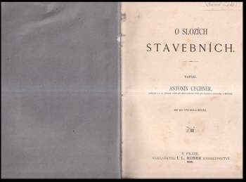 Antonín Cechner: O slozích stavebních