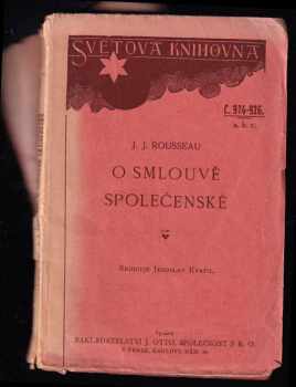 O smlouvě společenské, čili, O základech politického práva