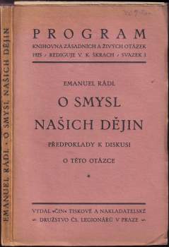 O smysl našich dějin