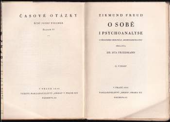 Sigmund Freud: O sobě i psychoanalyse