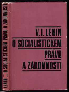 O socialistickém právu a zákonnosti