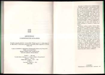Aristotelés: O sofistických důkazech