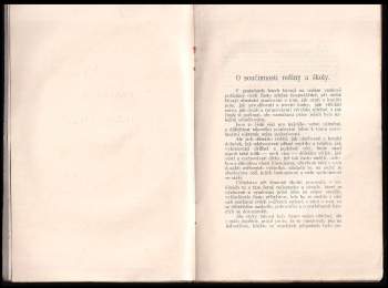 Jindřich Vorel: O součinnosti rodiny a školy