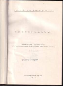 O sovietskom knihovníctve