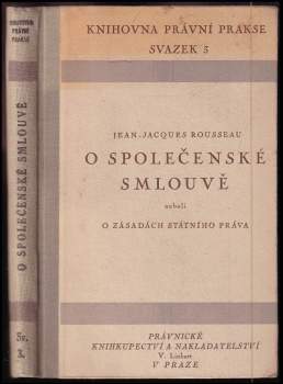 O společenské smlouvě, neboli, O zásadách státního práva