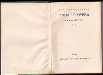 Karel Klostermann: O srdce člověka