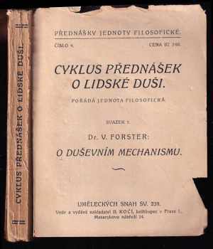 Albína Dratvová: O stavech podvědomých a Freudově psychoanalyse - Cyklus přednášek o lidské duši)