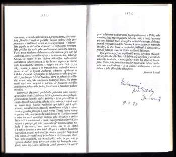 Max Scheler: O studu