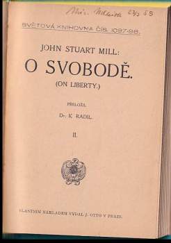 John Stuart Mill: O svobodě