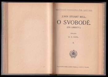 John Stuart Mill: O svobodě