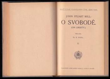 John Stuart Mill: O svobodě