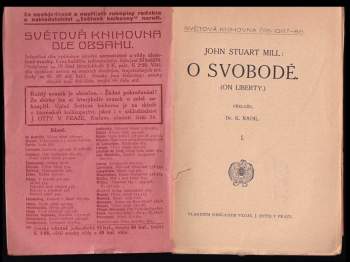 John Stuart Mill: O svobodě (On liberty)