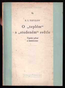 O "teplém" a "studeném" světle